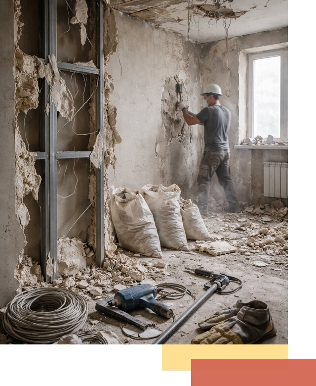 Профессиональный демонтаж зданий и конструкций в Карпинске