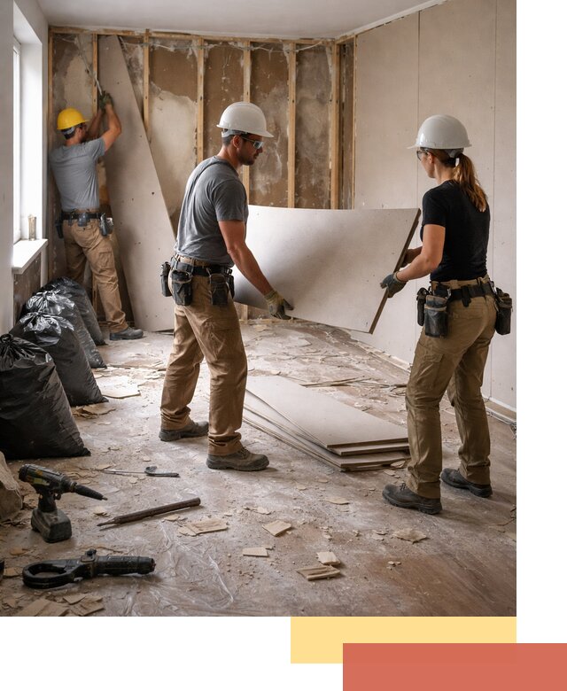 Демонтаж стеновых панелей в Карпинске быстро и аккуратно