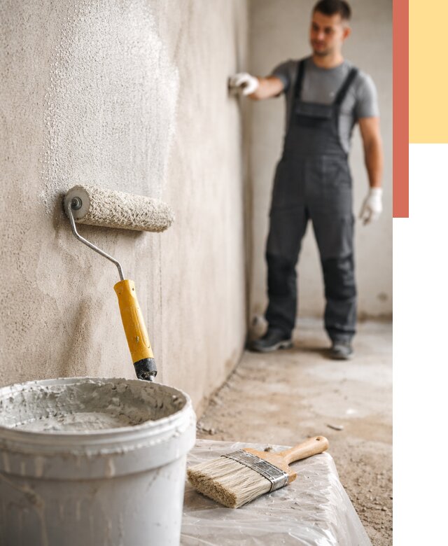 Нанесение бетоноконтакта на стены в Карпинске от 4313 руб. быстро и недорого | ОТДЕЛОЧНИК-Кпн