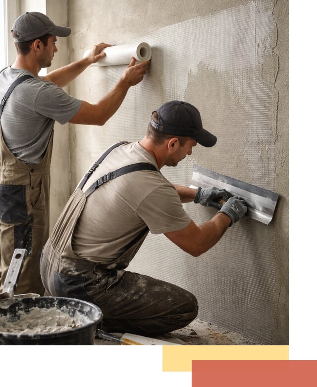 Армирование стен стеклосеткой в Карпинске для прочной отделки