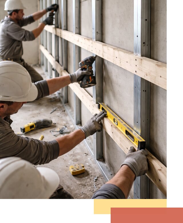 Устройство обрешетки под панели в Карпинске