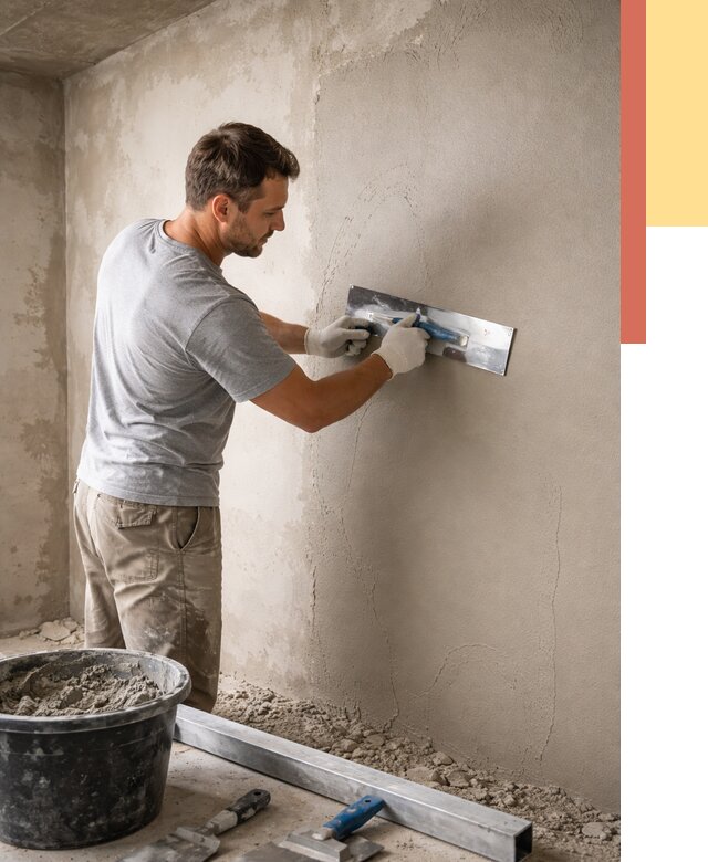 Штукатурка стен без маяков в Карпинске от 7393 руб/м2 — услуги и цена | ОТДЕЛОЧНИК-Кпн