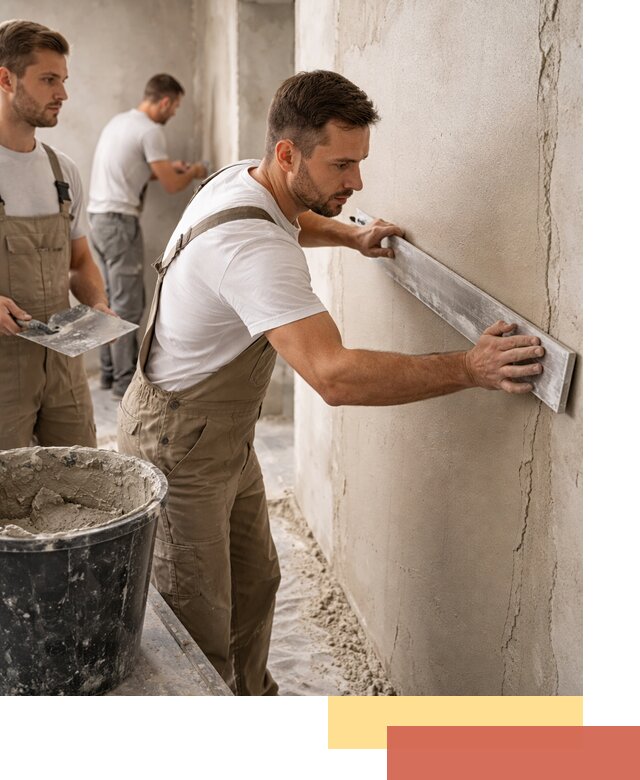 Штукатурка стен без маяков в Карпинске быстро и качественно