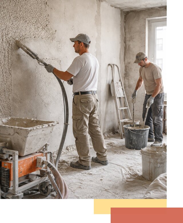 Машинная штукатурка стен в Карпинске — быстро и качественно