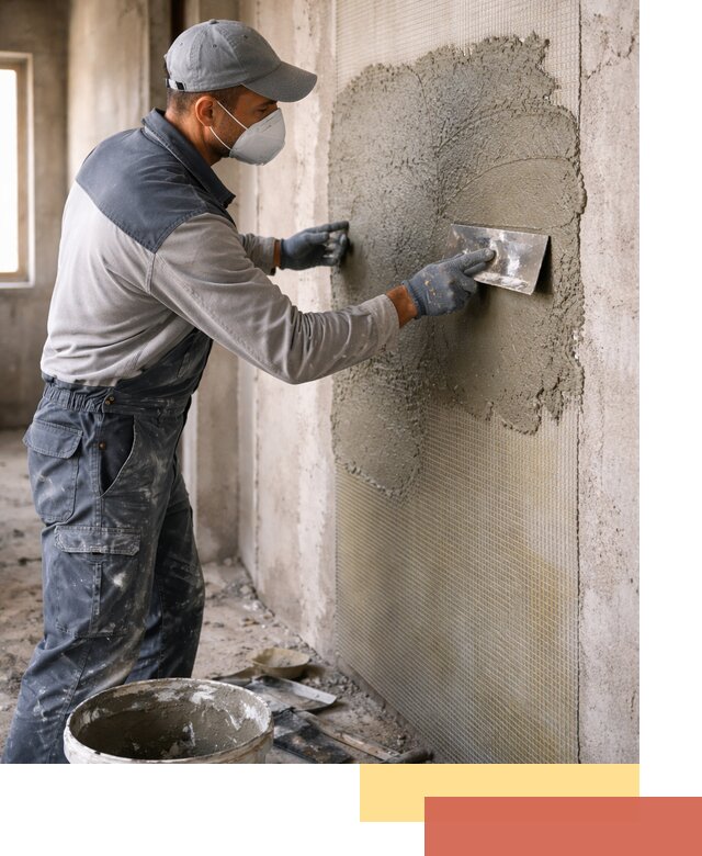 Штукатурка стен по сетке в Карпинске под ключ качественно и быстро