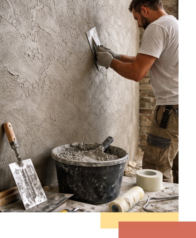 Декоративная штукатурка лофт в Карпинске — отделка стен и потолков