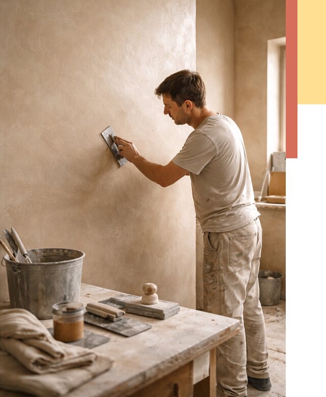 Марокканская штукатурка таделакт в Карпинске под ключ от 4313 руб. | ОТДЕЛОЧНИК-Кпн