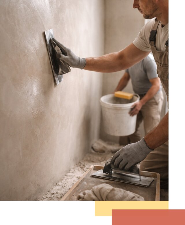 Нанесение марокканской штукатурки таделакт в Карпинске