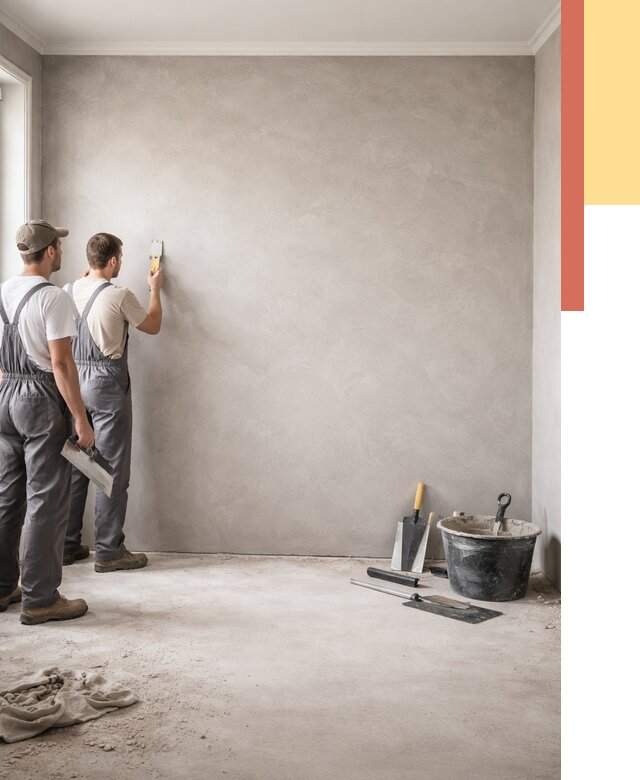 Микробетон на стены в Карпинске от 1284 руб. — нанесение и отделка | ОТДЕЛОЧНИК-Кпн