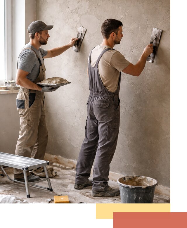 Ремонт декоративной штукатурки и восстановление фактуры в Карпинске