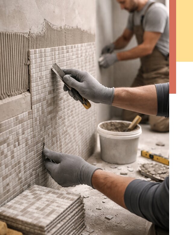 Облицовка стен мозаикой в Карпинске от 3286 руб/м2 — укладка мозаики на стены | ОТДЕЛОЧНИК-Кпн