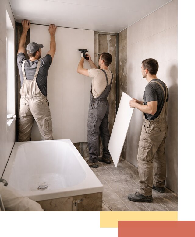 Отделка ванной панели ПВХ профессионально в Карпинске