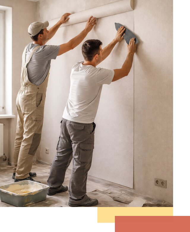 Поклейка виниловых обоев в Карпинске профессионально и качественно