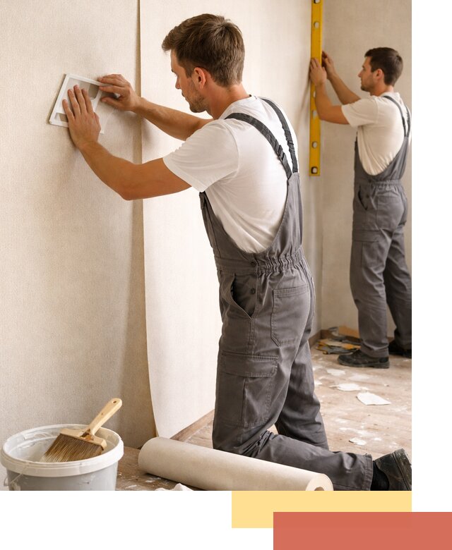 Поклейка бумажных обоев в Карпинске качественно и недорого