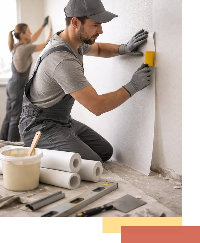 Поклейка стеклообоев профессионально в Карпинске