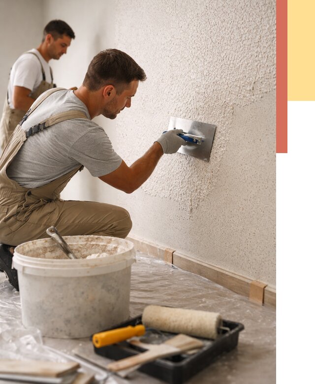 Нанесение жидких обоев в Карпинске от 7701 руб./м2 — быстро и недорого | ОТДЕЛОЧНИК-Кпн