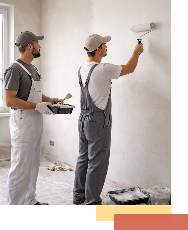 Покраска стен водоэмульсионной краской в Карпинске