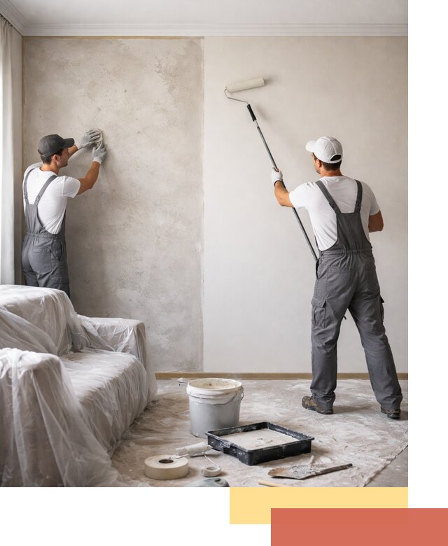 Покраска стен антивандальной краской в Карпинске