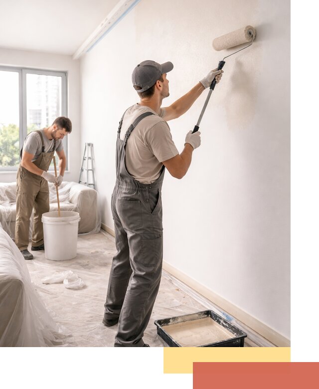 Покраска стен в офисе в Карпинске — быстрый и качественный ремонт