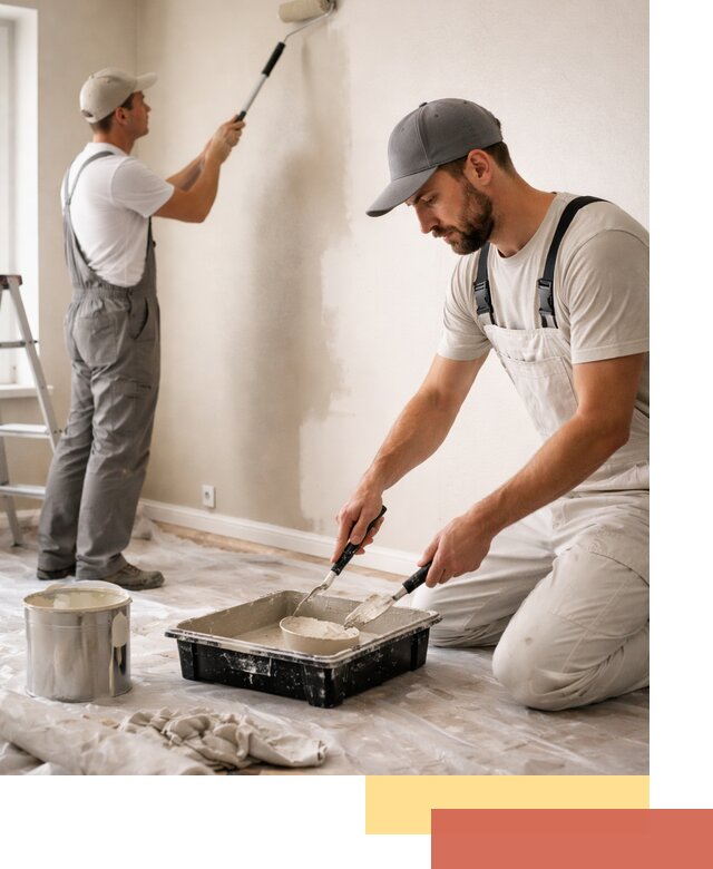 Покраска стен в квартире в Карпинске — профессионально и аккуратно