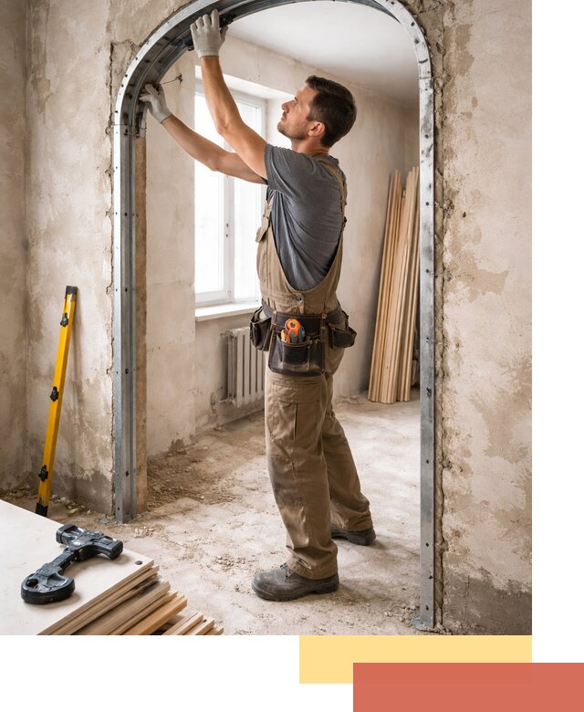 Устройство арочного проема в Карпинске под ключ