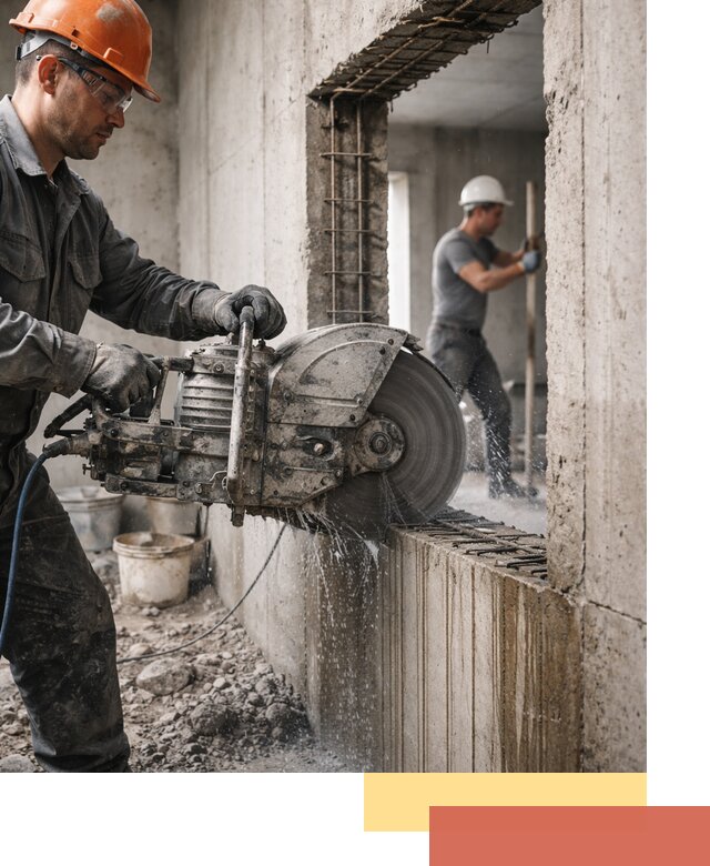 Алмазная резка проемов в Карпинске быстро и точно