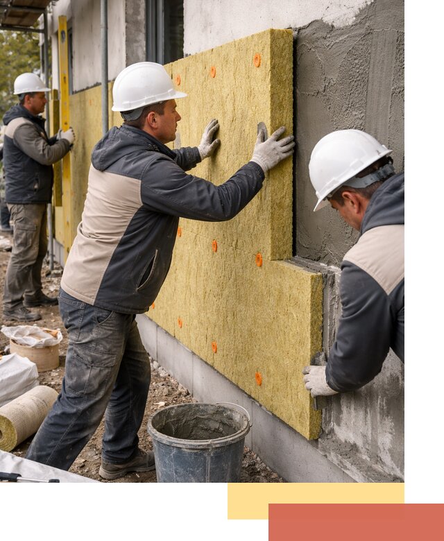 Утепление стен минватой в Карпинске — тепло и звукоизоляция