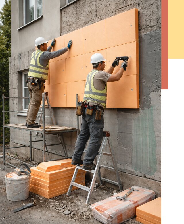 Утепление стен пеноплексом в Карпинске от 1900 руб./м2 — быстро и недорого | ОТДЕЛОЧНИК-Кпн