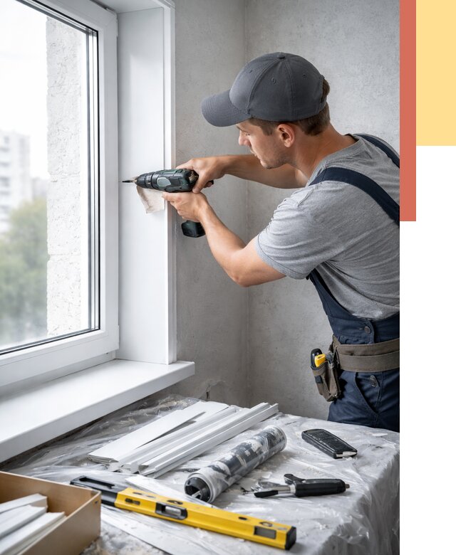 Установка пластиковых откосов в Карпинске от 2310 руб. | ОТДЕЛОЧНИК-Кпн монтаж, быстро и недорого