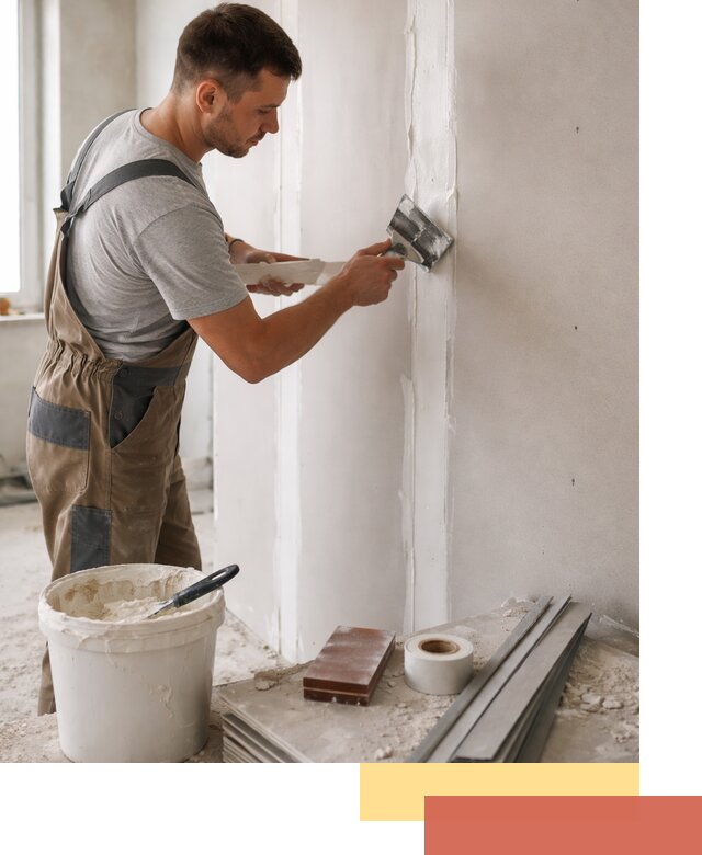 Шпаклевка перегородок из гипсокартона в Карпинске качественно и быстро
