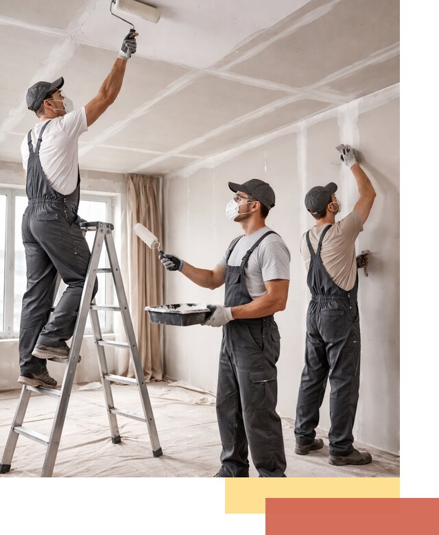 Покраска потолка из гипсокартона в Карпинске качественно и недорого