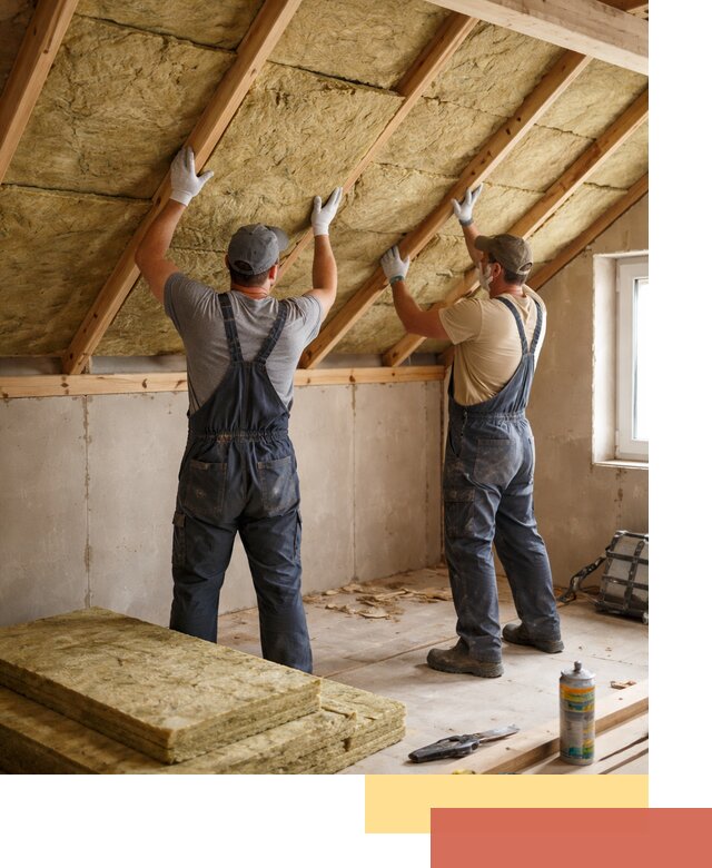 Утепление потолка минеральной ватой в Карпинске